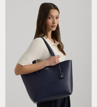 Polo Ralph Lauren Borsa tote reversibile con stampa blu scuro