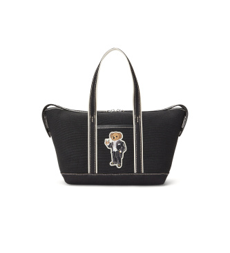 Polo Ralph Lauren Lille tote/shopper taske med Polo Bear i sort