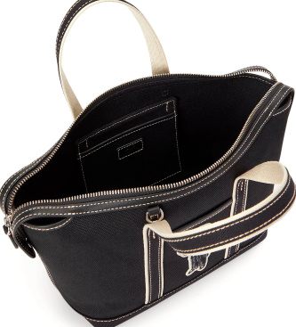 Polo Ralph Lauren Lille tote/shopper taske med Polo Bear i sort
