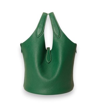 Polo Ralph Lauren Polo Play groene leren tote en crossbody tas