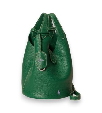 Polo Ralph Lauren Polo Play groene leren tote en crossbody tas