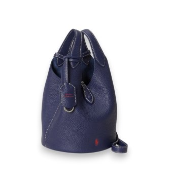 Polo Ralph Lauren Bolsa tote e transversal Polo Play de couro marinho