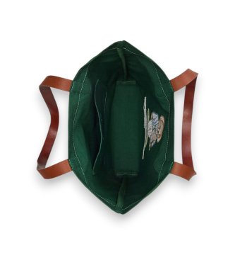 Polo Ralph Lauren Wimbledon Polo Bear Tote tas groen