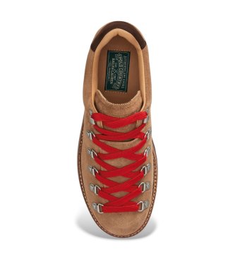 Polo Ralph Lauren Brun Alpine-sneaker i skinn
