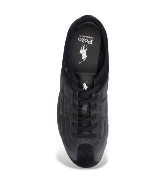 Polo Ralph Lauren Schwarze Ranger-Sneaker aus Wildleder