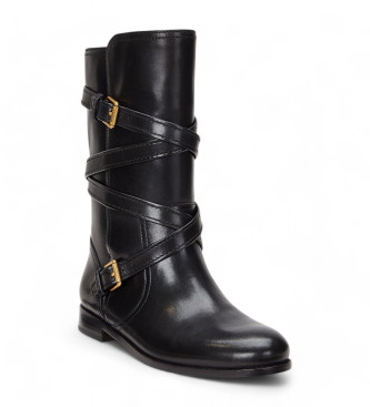 Polo Ralph Lauren Briannah Leather Boots noir