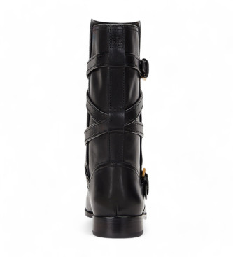 Polo Ralph Lauren Briannah Leather Boots noir