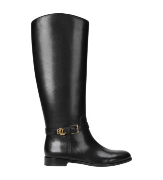 Polo Ralph Lauren Brooke Leather Boots black