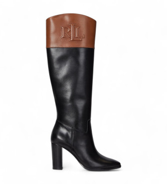 Polo Ralph Lauren Bottes en cuir Page II noir