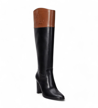 Polo Ralph Lauren Bottes en cuir Page II noir