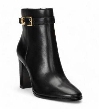 Polo Ralph Lauren Bailey - Bottines en cuir noir