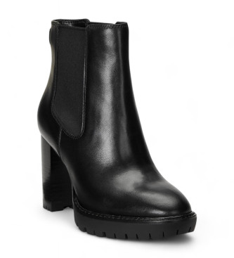 Polo Ralph Lauren Layne Leather Ankle Boots preto