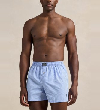 Polo Ralph Lauren Calções boxer azuis clássicos