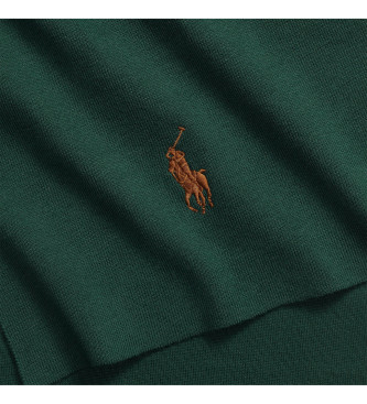 Polo Ralph Lauren Halsduk i grn kammad bomull
