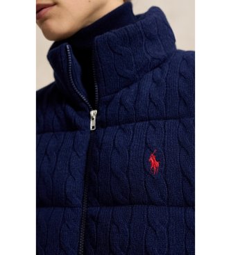 Polo Ralph Lauren Navy wool and cashmere vest