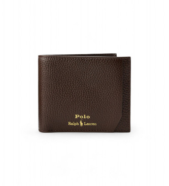 Polo Ralph Lauren Bote cadeau marron avec portefeuille et porte-cls