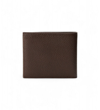 Polo Ralph Lauren Bote cadeau marron avec portefeuille et porte-cls