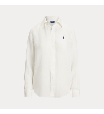 Polo Ralph Lauren Classic Fit wei�es Leinenhemd