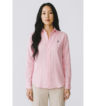 Polo Ralph Lauren Klassisk Fit hørskjorte i rosa