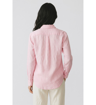 Polo Ralph Lauren Klassisk Fit hørskjorte i rosa