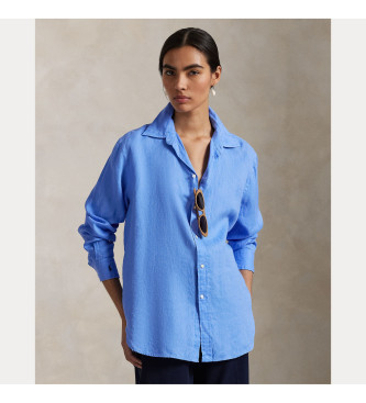 Polo Ralph Lauren Camicia classica blu a maniche lunghe