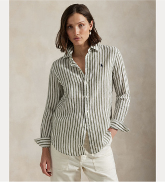 Polo Ralph Lauren Lanena srajca Classica zelena