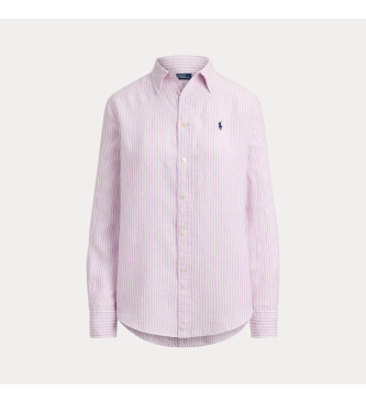 Polo Ralph Lauren Klassisches rosa Leinenhemd