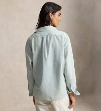 Polo Ralph Lauren Cropped Boxy Shirt green