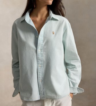 Polo Ralph Lauren Cropped Boxy Shirt green