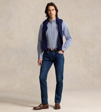 Polo Ralph Lauren Camisa Custom Fit azul