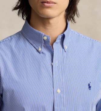 Polo Ralph Lauren Camisa Custom Fit azul