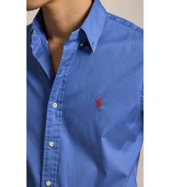 Polo Ralph Lauren Custom Fit Lightweight Twill Shirt blue