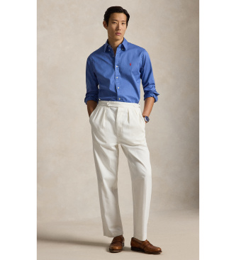 Polo Ralph Lauren Custom Fit Lightweight Twill Shirt blue