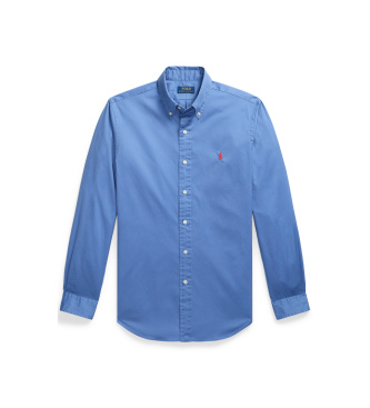Polo Ralph Lauren Custom Fit Lightweight Twill Shirt blue