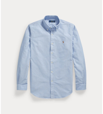 Polo Ralph Lauren Camisa Custom Fit Oxford azul