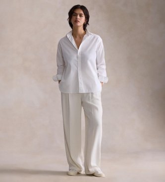 Polo Ralph Lauren Camisa de algodón Relaxed Fit blanco