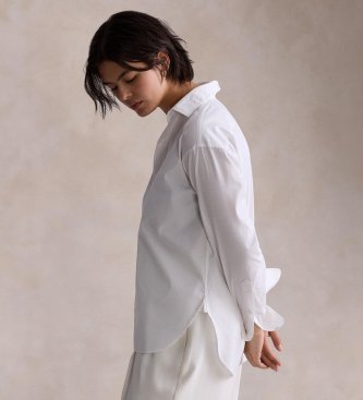 Polo Ralph Lauren Camisa de algodón Relaxed Fit blanco