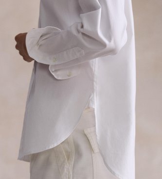 Polo Ralph Lauren Camisa de algodón Relaxed Fit blanco