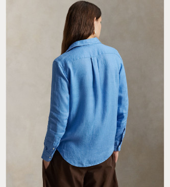 Polo Ralph Lauren Camicia in lino blu vestibilit classica