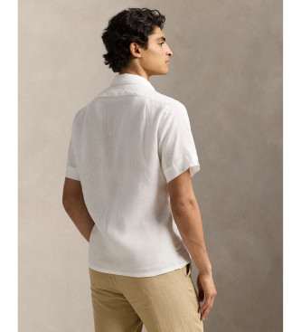 Polo Ralph Lauren Camisa de lino Classic Fit blanco