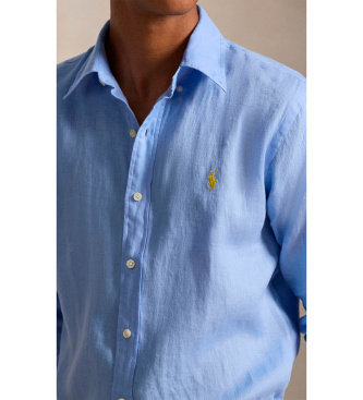 Polo Ralph Lauren Camicia in lino blu su misura