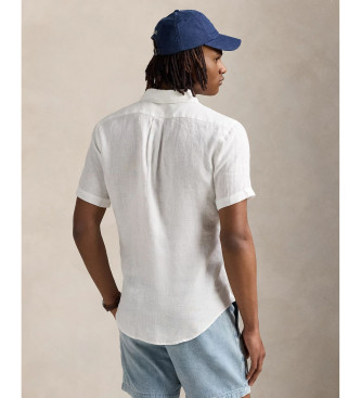 Polo Ralph Lauren Custom Fit Linen Shirt white