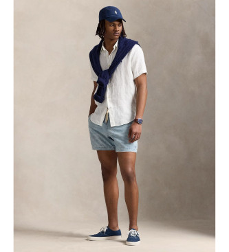 Polo Ralph Lauren Custom Fit Linen Shirt white