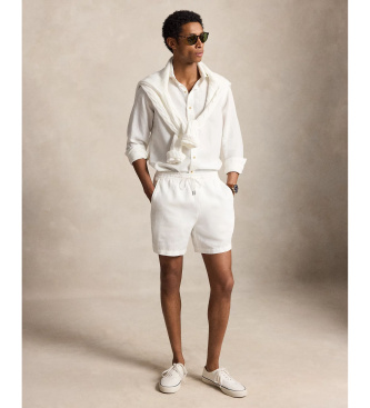 Polo Ralph Lauren Camicia in lino Custom Fit bianco