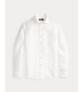 Polo Ralph Lauren Camicia in lino Custom Fit bianco