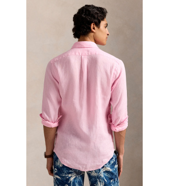 Polo Ralph Lauren Camicia di lino rosa su misura