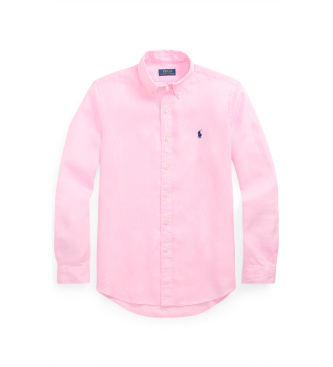 Polo Ralph Lauren Camicia di lino rosa su misura
