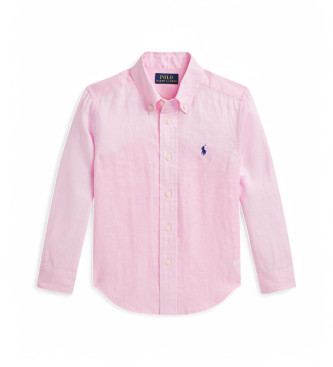 Polo Ralph Lauren Rosa Leinenhemd