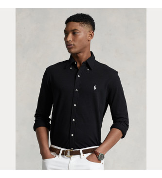 Polo Ralph Lauren Zwart mesh shirt