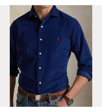 Polo Ralph Lauren Camicia in velluto a coste blu su misura